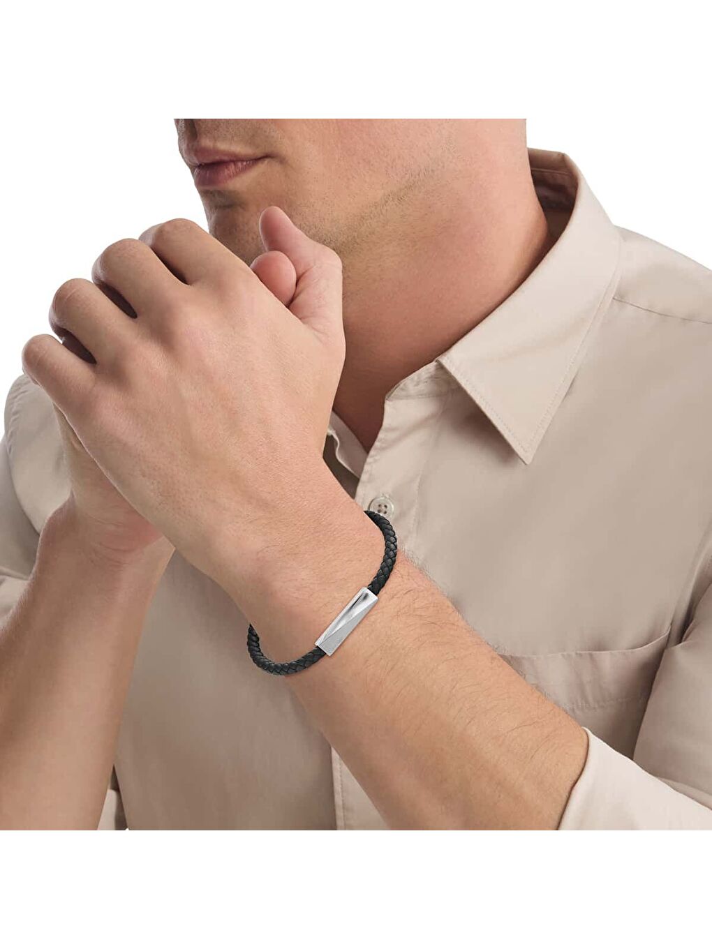 Siyah CKJ35100055 Erkek Bileklik-2