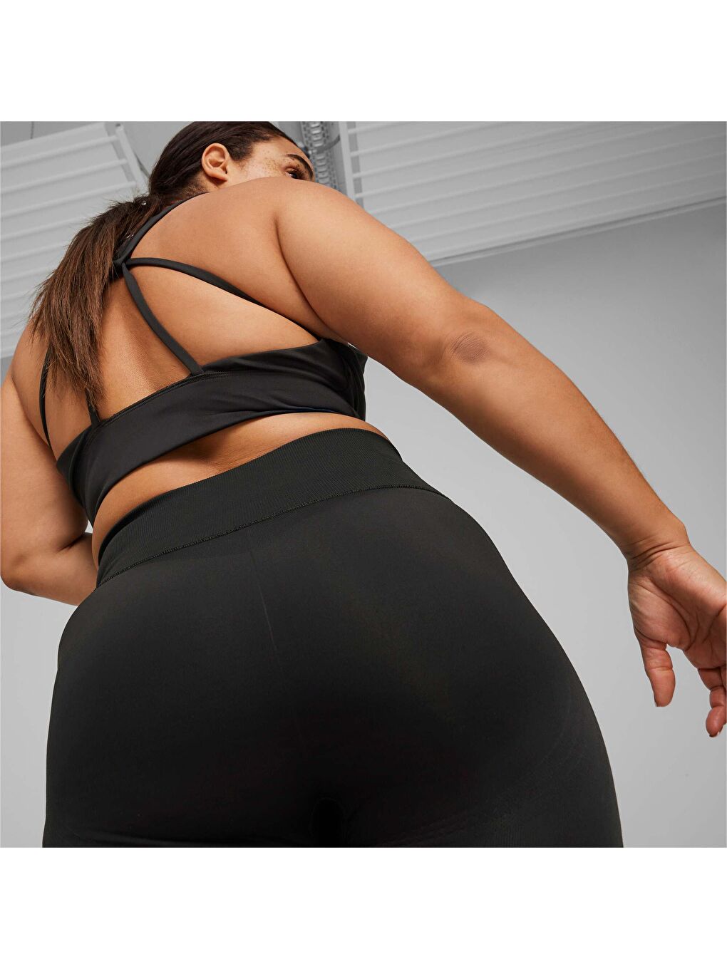 Siyah SHAPELUXE Seamless BIKER Şort Tayt-3