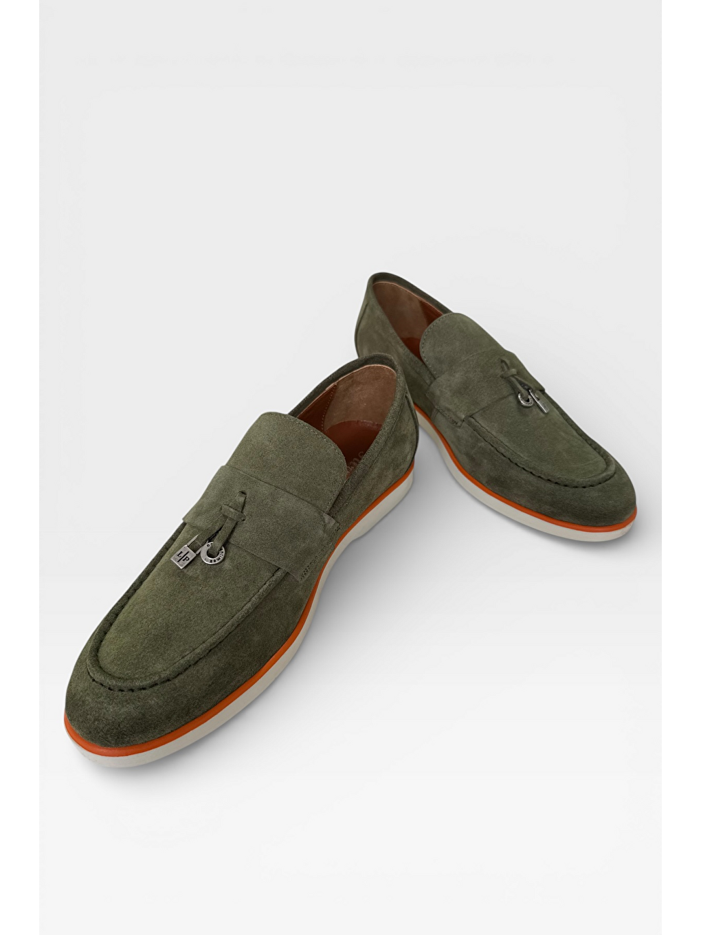 Hakiki Süet Deri Anahtar Detaylı Loafer Erkek Ayakkabı  Hakİ-2