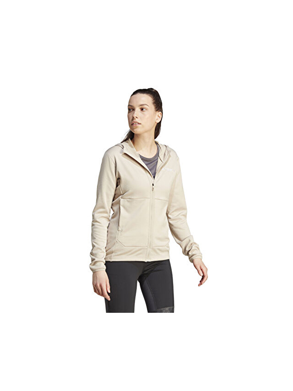 Ekru W Xpr Lt Fl H J Kadın Outdoor Ceketi Ib1820 Krem-6