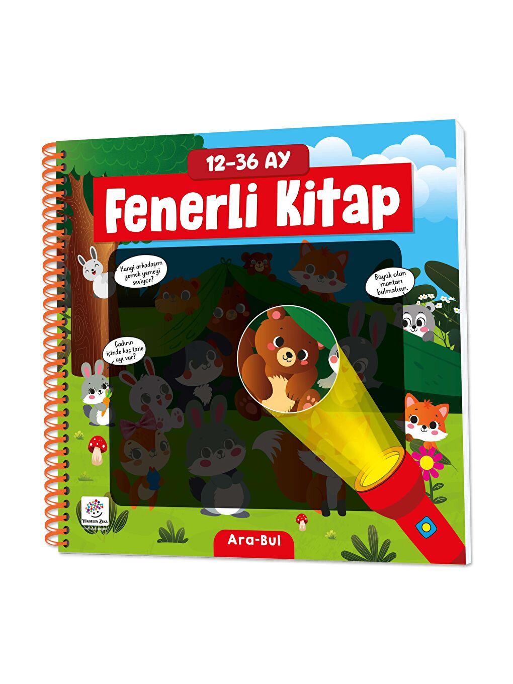 Yükselen Zeka Renksiz İlk Fenerli Kitap (12-36 Ay)