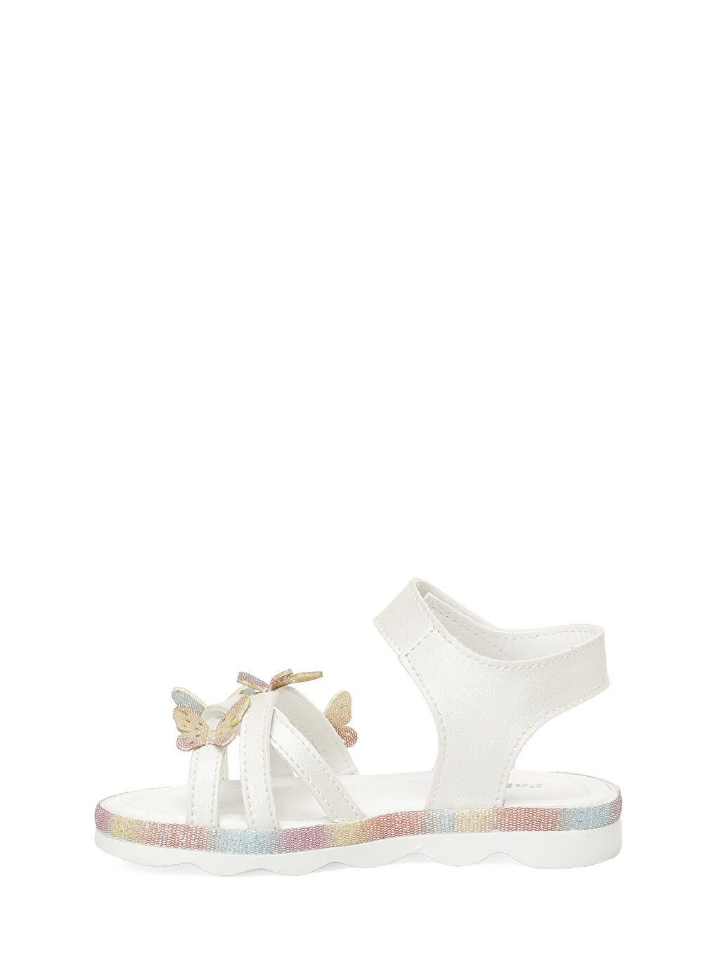 BRUCO.P5FX Beyaz Kız Çocuk Sandalet-2