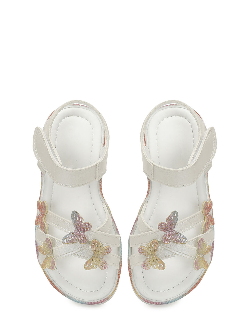 BRUCO.P5FX Beyaz Kız Çocuk Sandalet-3