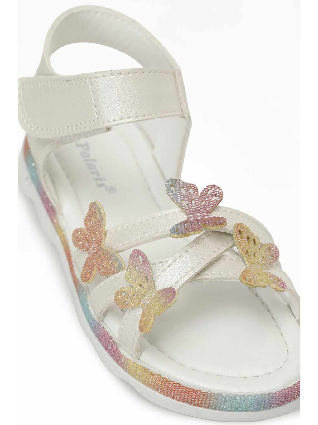 BRUCO.P5FX Beyaz Kız Çocuk Sandalet-6