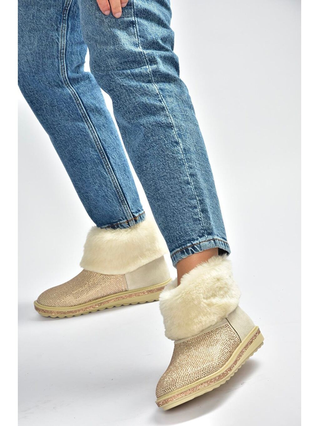 Bej Kadın Bot V250014702-1