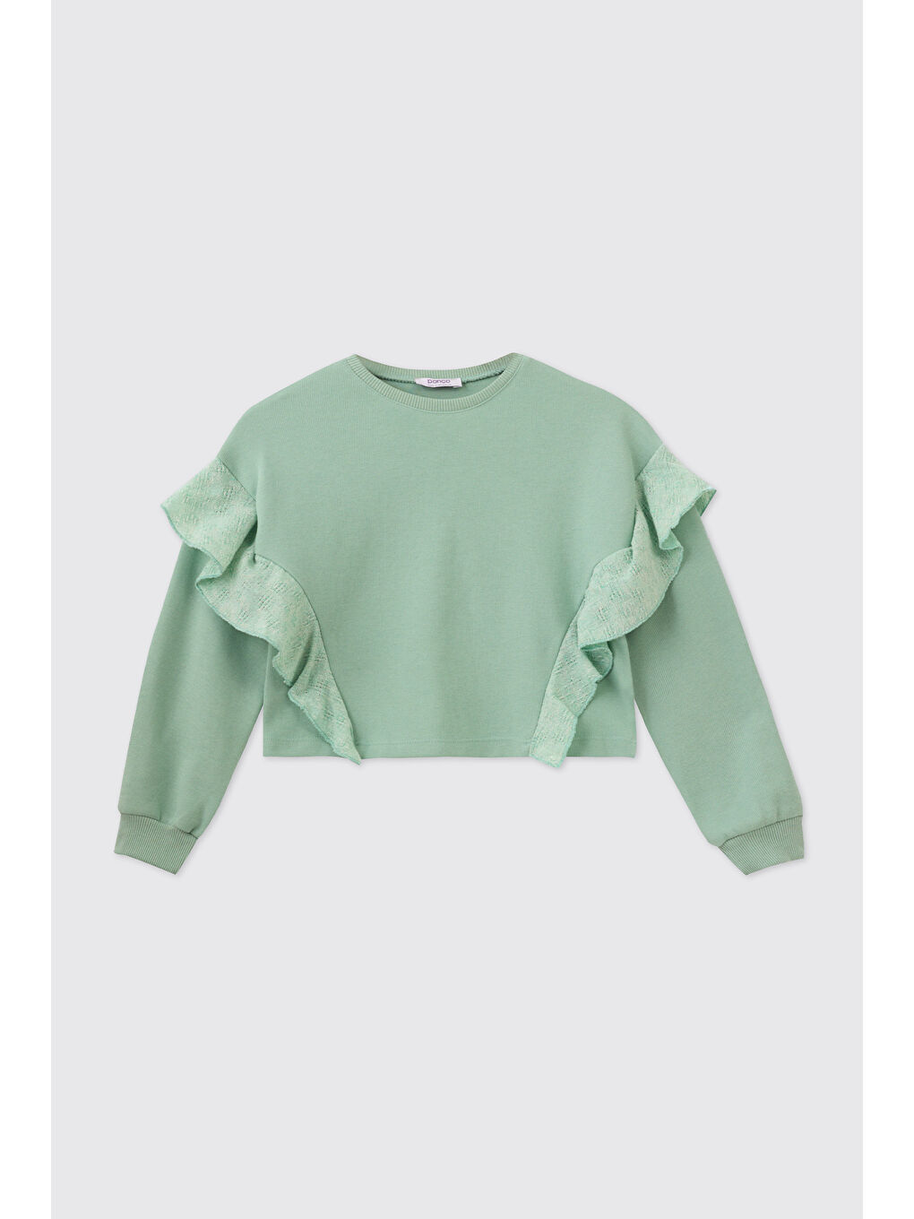Yeşil Kız Çocuk Mint Sweatshirt