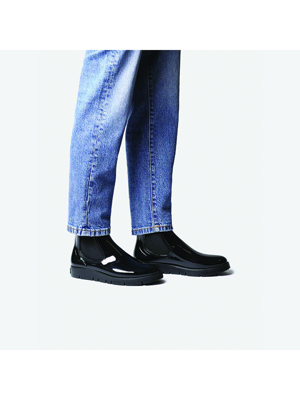 Kadın Siyah Yağmur Botu-3