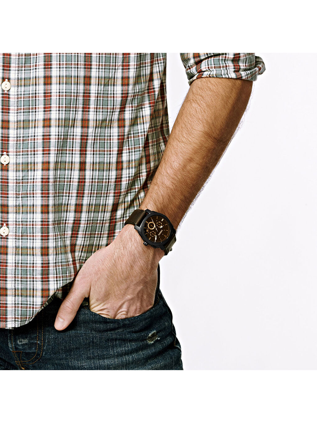 Kahverengi FFS4656 Erkek Kol Saati-4