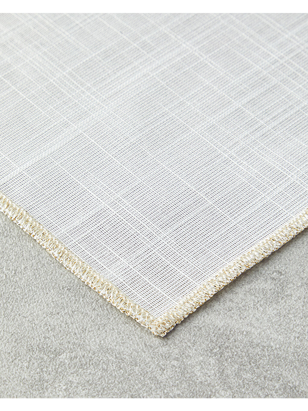 Sarı Lenore Polyester 2'li Amerikan Servis 35x50 cm Gold-2