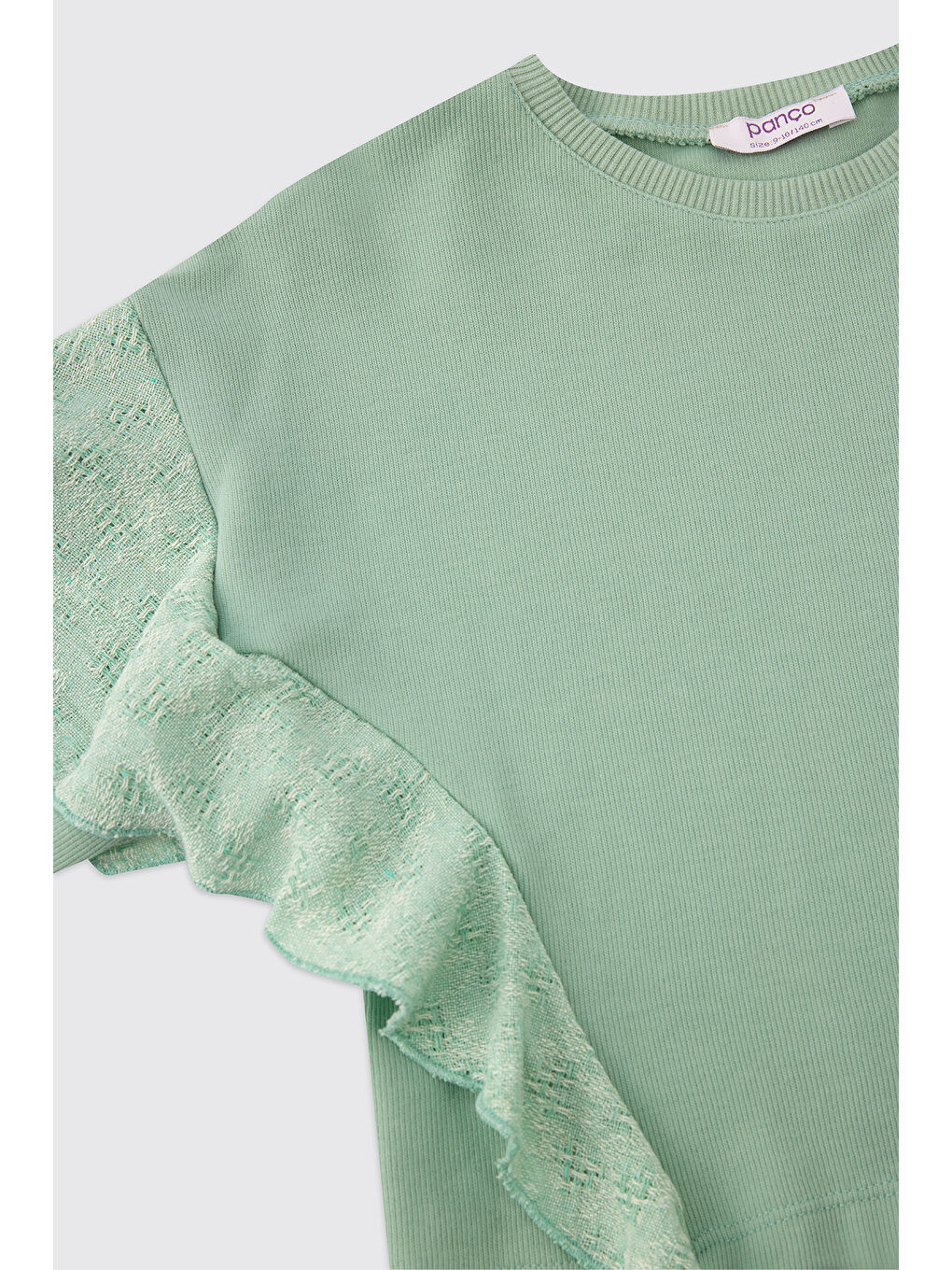 Yeşil Kız Çocuk Mint Sweatshirt-2