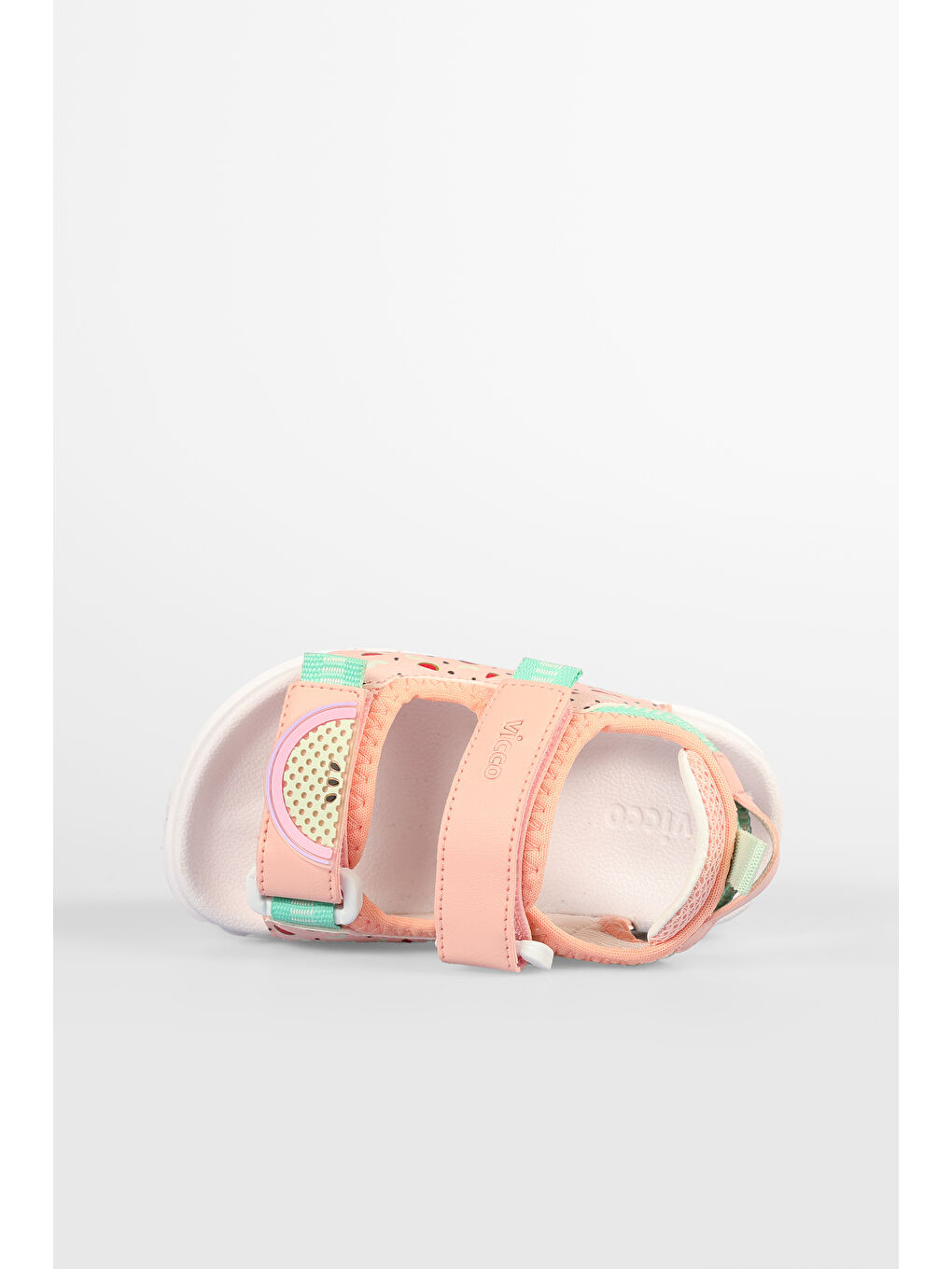 Pembe İnkagi Hafif Kız Bebek Pudra Sandalet-4