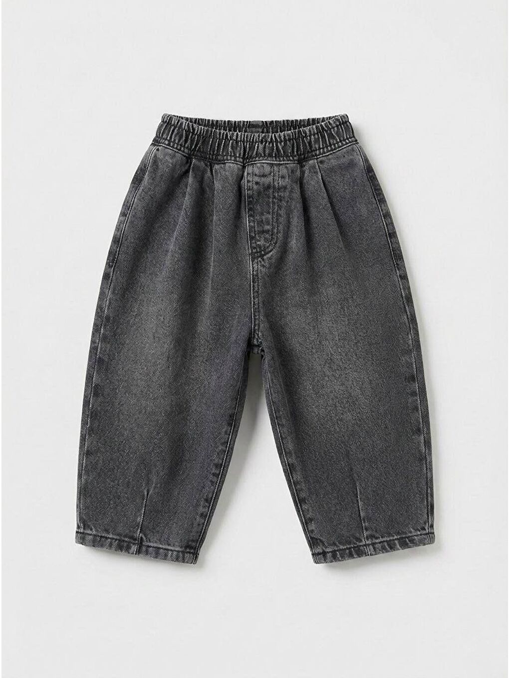 Erkek Çocuk Pamuklu Antrasit Lastikli Pantolon-1