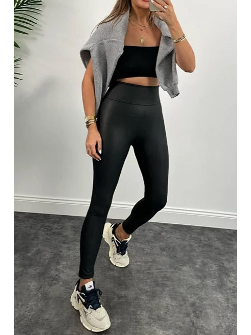 Deri Tayt D1 Siyah - 26726