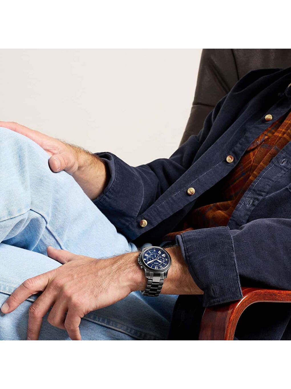 Gri FFS6133 Erkek Kol Saati-4