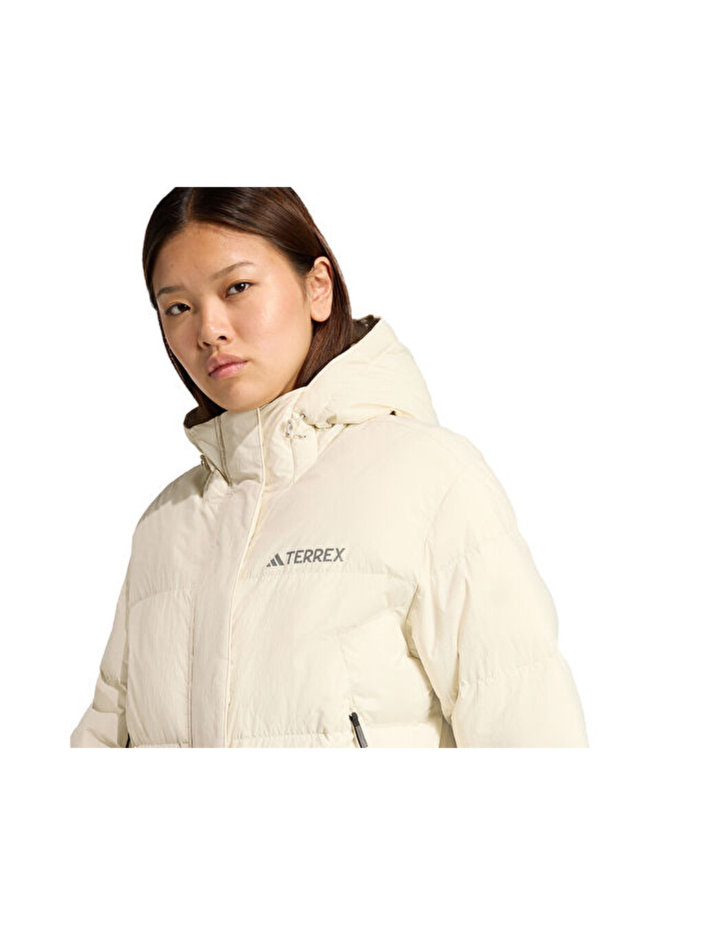 Terrex Mt W Cw Goose J Kadın Outdoor Ceket Jv8724 Gri-4