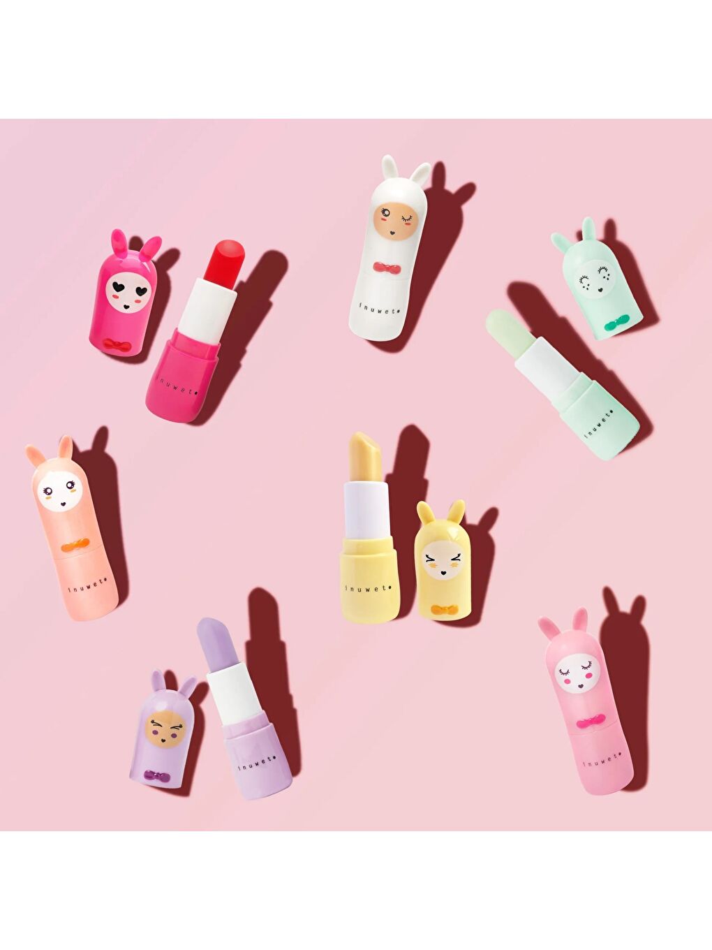 Bunny Lip Balm Marshmallow-Mor-3+ Yaş-4