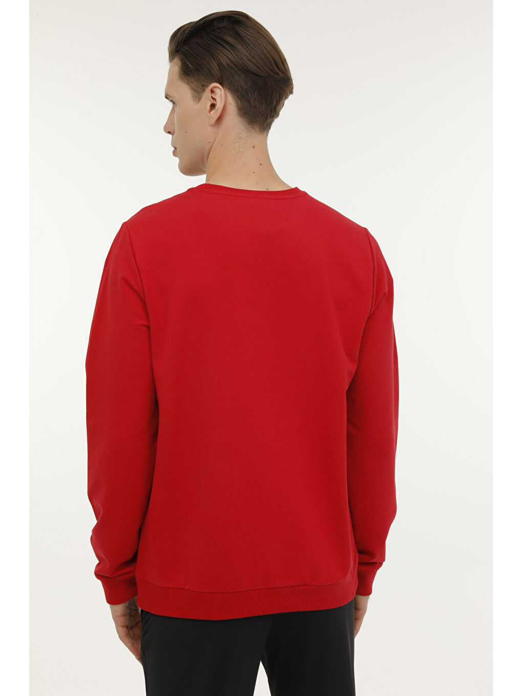 LOTTO Kırmızı M-WATTS C NECK SWT 3PR Kırmızı Erkek Sweatshirt - 1