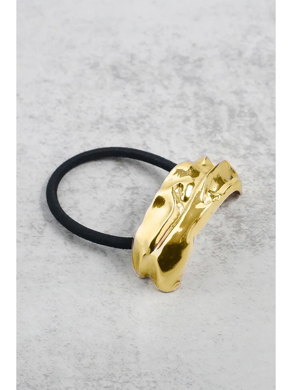 Sarı Dövme Dokulu At Kuyruğu Tokası-1