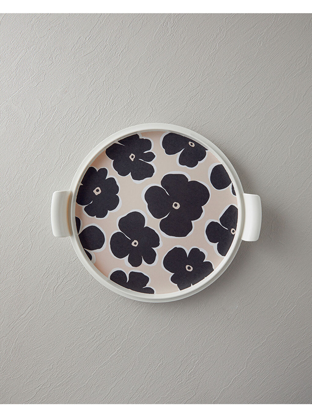 Boheme Melamin Kek Fanusu Siyah-2