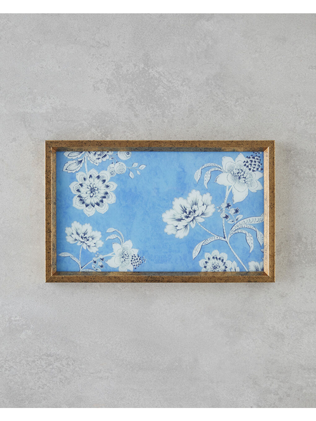 Rasphberry Dekoratif Tepsi 16x26 cm Mavi