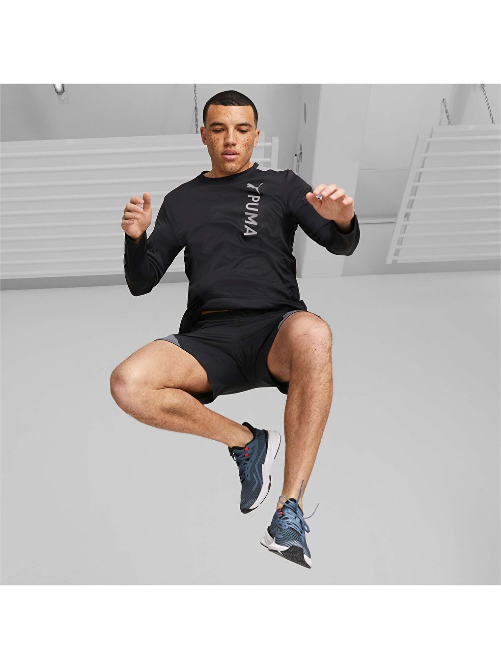 Lacivert PWRFRAME Erkek Antrenman Ayakkabısı-1