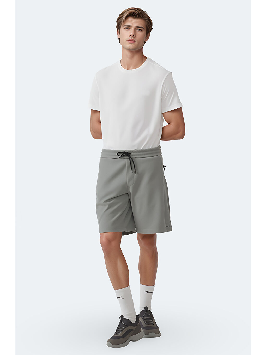 Turkuaz VILTE I Erkek Cepli Su Yeşili Şort-3