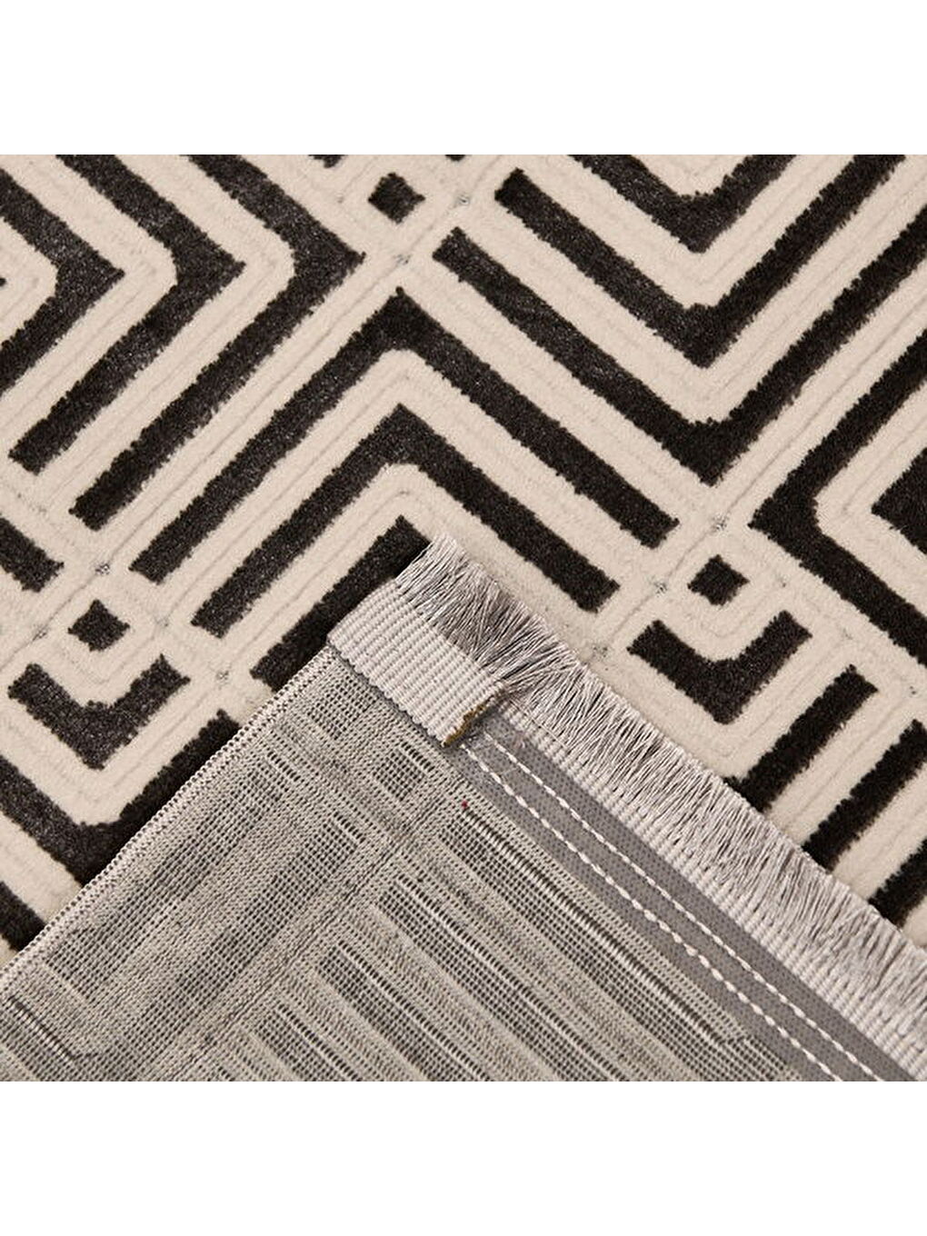 Evidea Soft Vulga Halı - Antrasit - 80x150 cm - 2