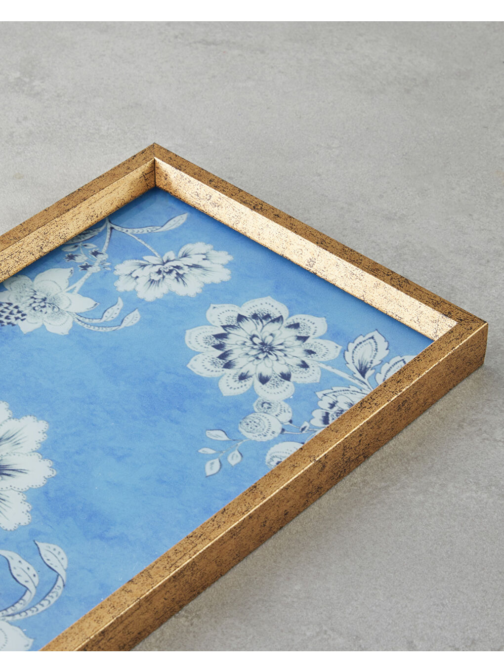 Rasphberry Dekoratif Tepsi 16x26 cm Mavi-2