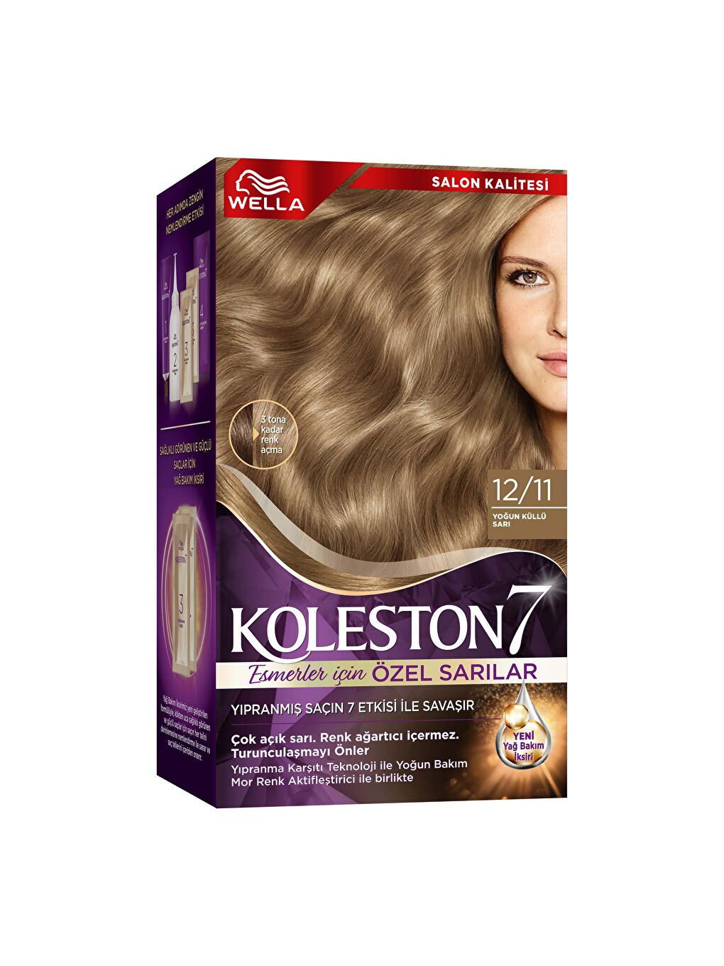 Wella Renksiz Koleston Supreme Kit 12/11 Yoğun Küllü Sarı *18 - 2