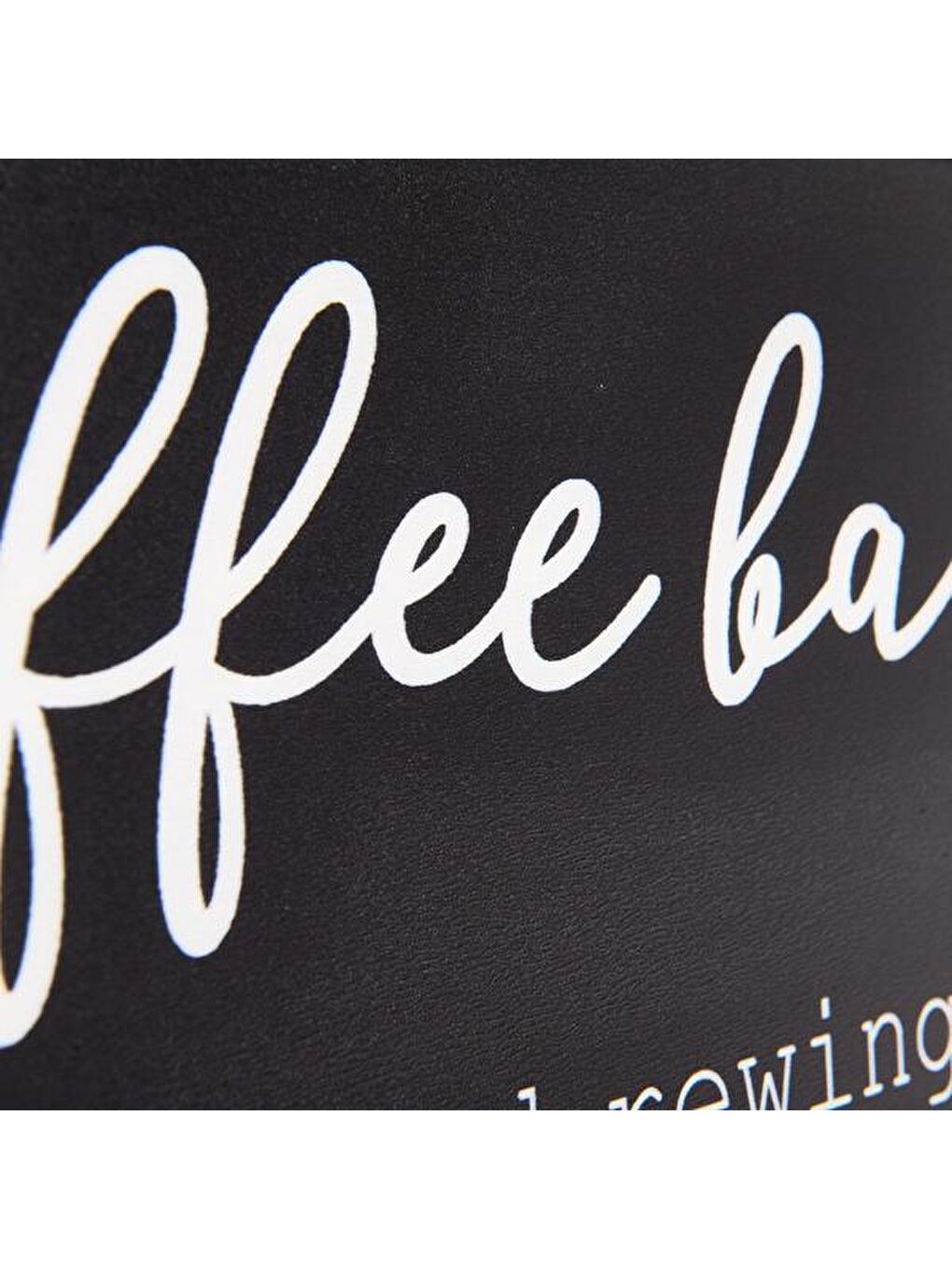Deco Coffee Duvar Panosu - Siyah - 40x20 cm-1