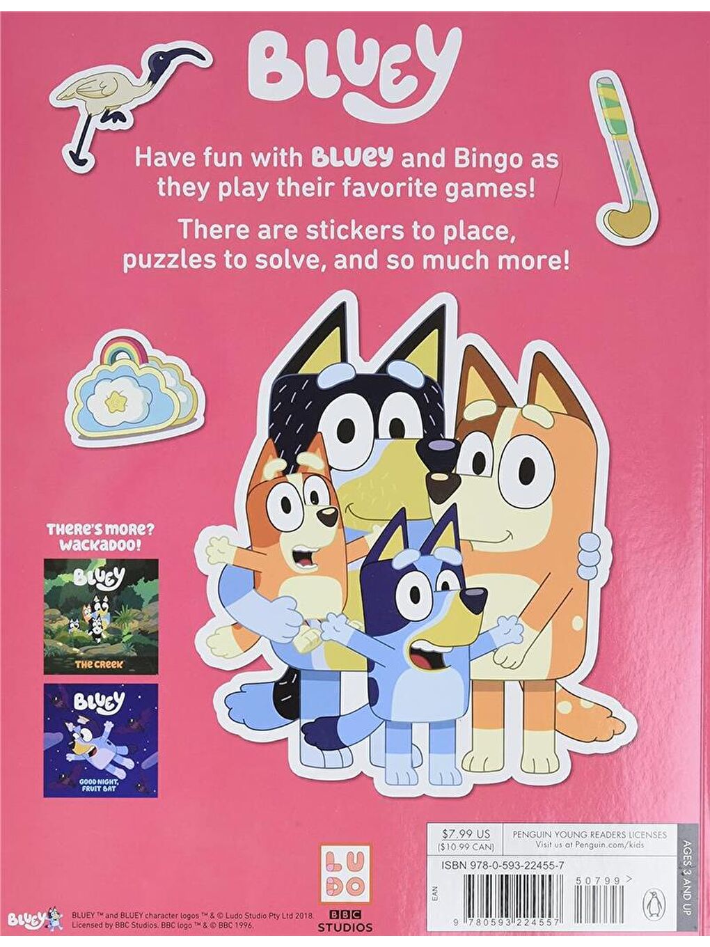 Ladybird Bluey - Time to Play Sticker Activity Book - 1