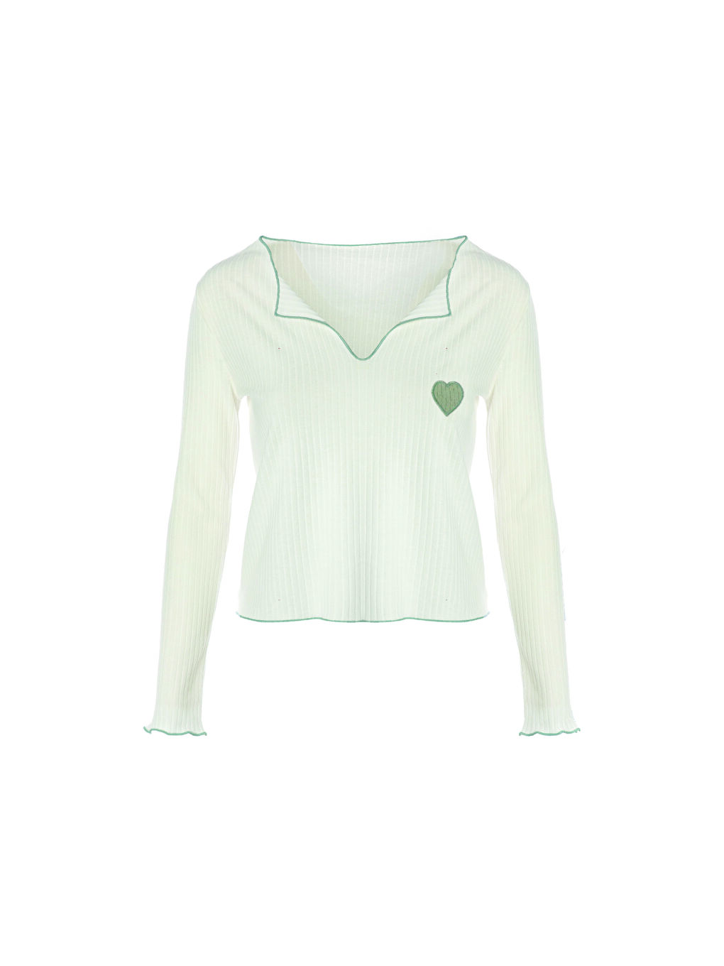 Mor Kadın Soft Touch Fitilli Uzun Kollu Pijama Takımı-1