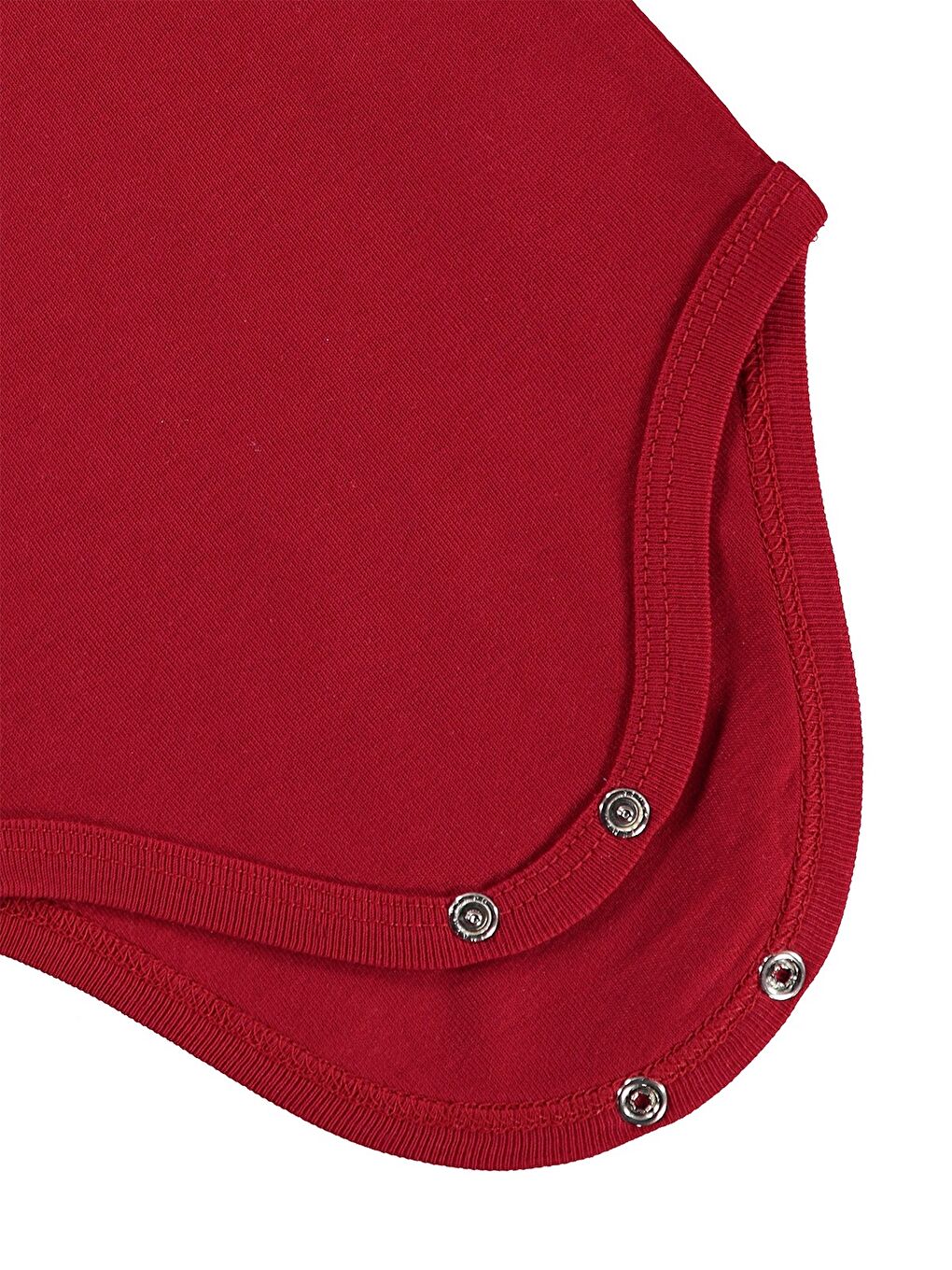 Baby Dinozor Baskılı 3 Lü 0-36 Ay Çıtçıtlı Badi - Kırmızı-5