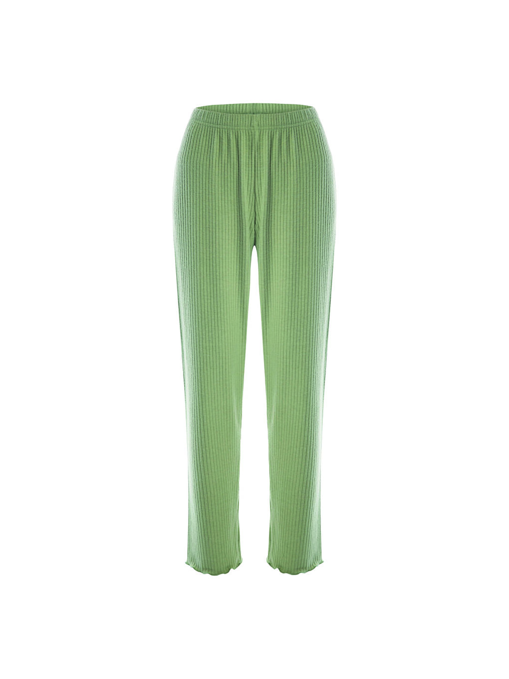 Mor Kadın Soft Touch Fitilli Uzun Kollu Pijama Takımı-2