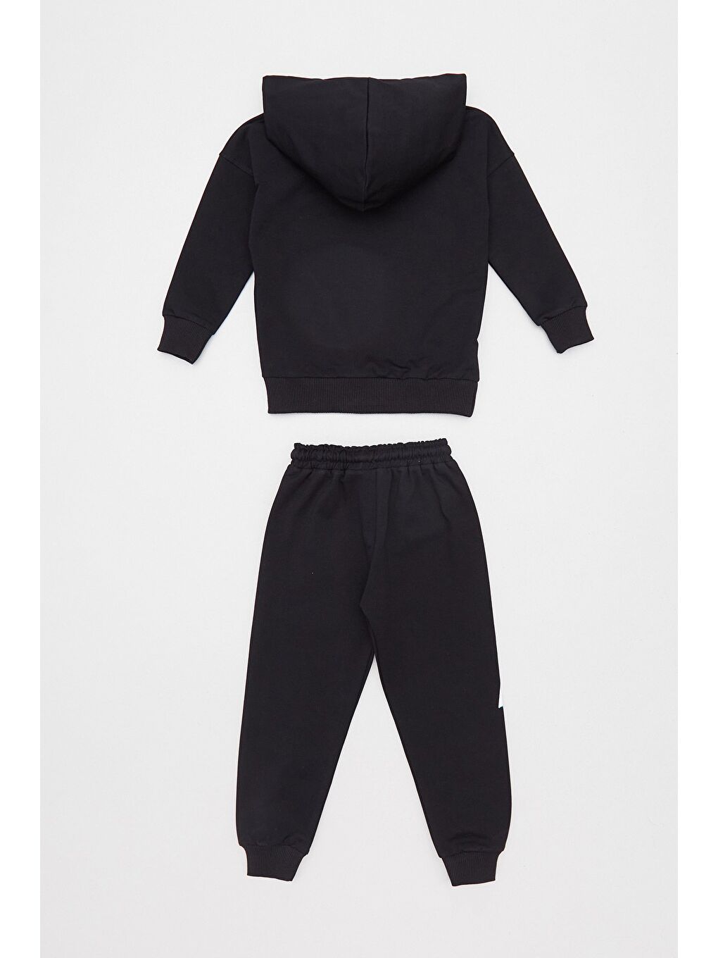 Yeşil Ayıcık Baskılı Kapüşonlu Jogger Erkek Çocuk Takım-1