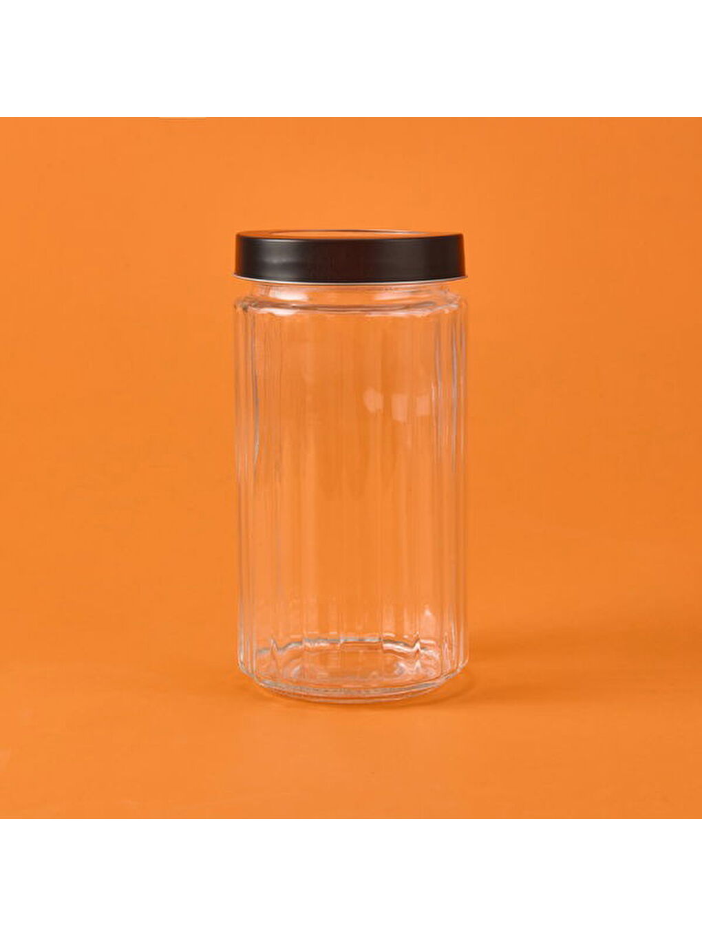 Borosilikat Cam Saklama Kabı - Gri / Siyah - 1700 ml-3