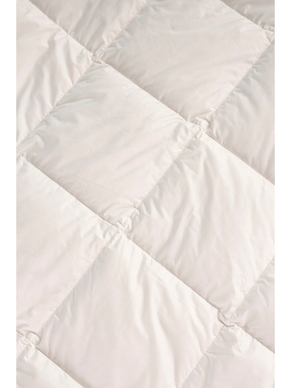 Beyaz Downa Light Pamuk Kumaş Ince 70 Gıdık Kaz Tüyü Yorgan 155x215 Cm-2