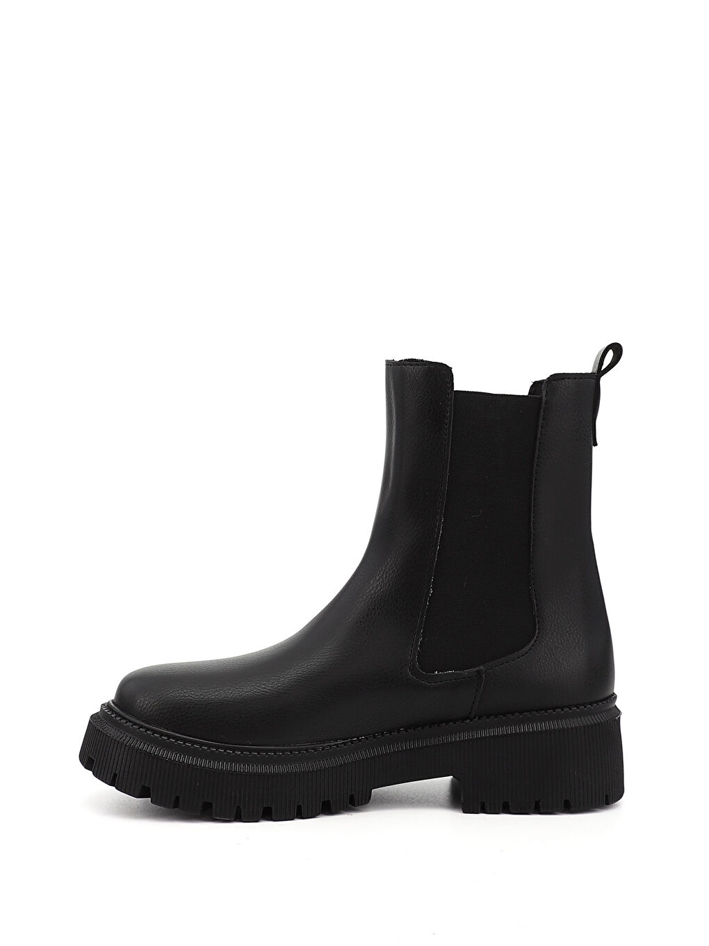 Mor Kadın ZÜMRÜT-SİYAH Kalın Topuklu Chelsea Bot-2