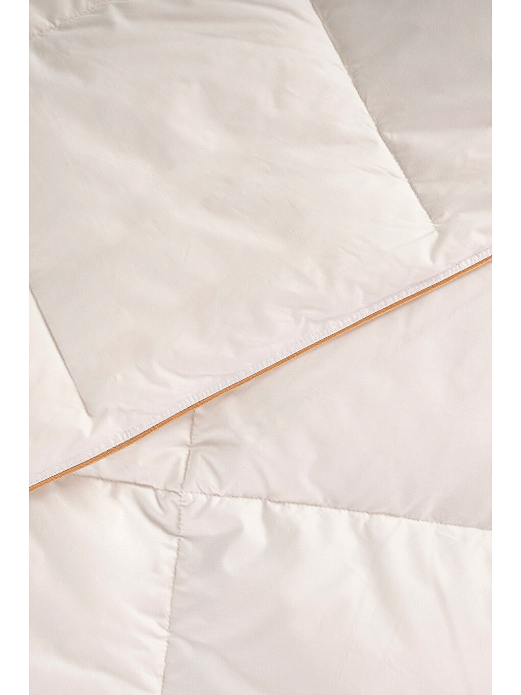Beyaz Downa Light Pamuk Kumaş Ince 70 Gıdık Kaz Tüyü Yorgan 155x215 Cm-3