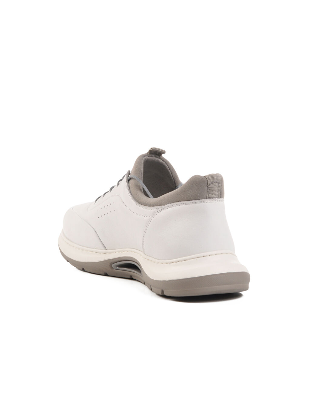 Beyaz Hakiki Deri Erkek Casual Ayakkabı 5Y2844-8225 M-3