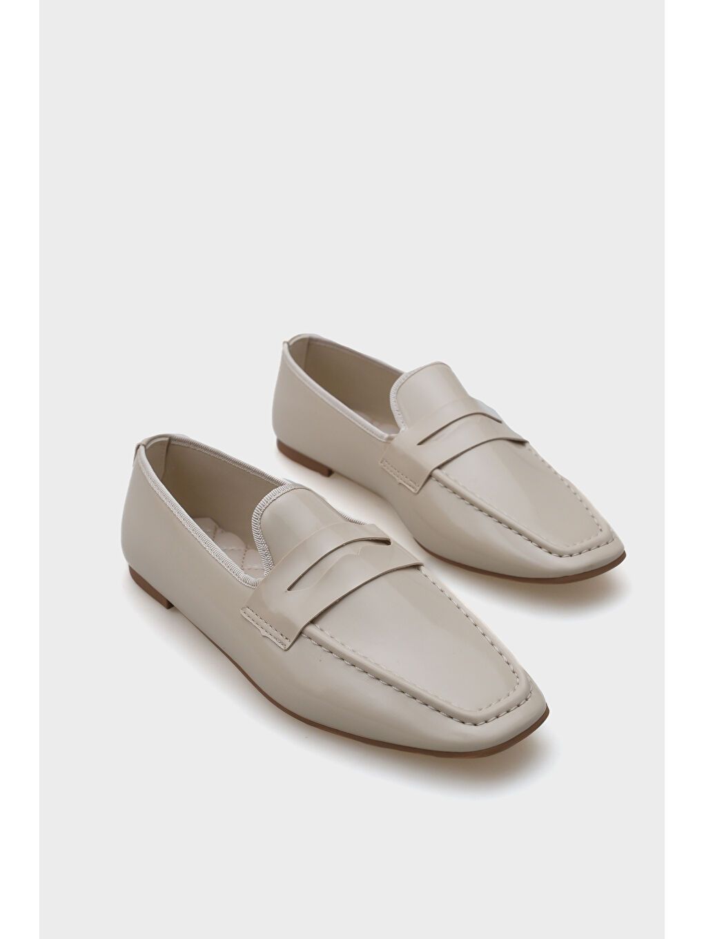 Bej Candice Kadın Loafer-1