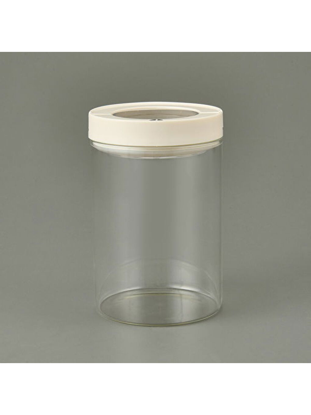 Vakumlu Erzak Kavanozu - Beyaz / Şeffaf - 1400 ml-1