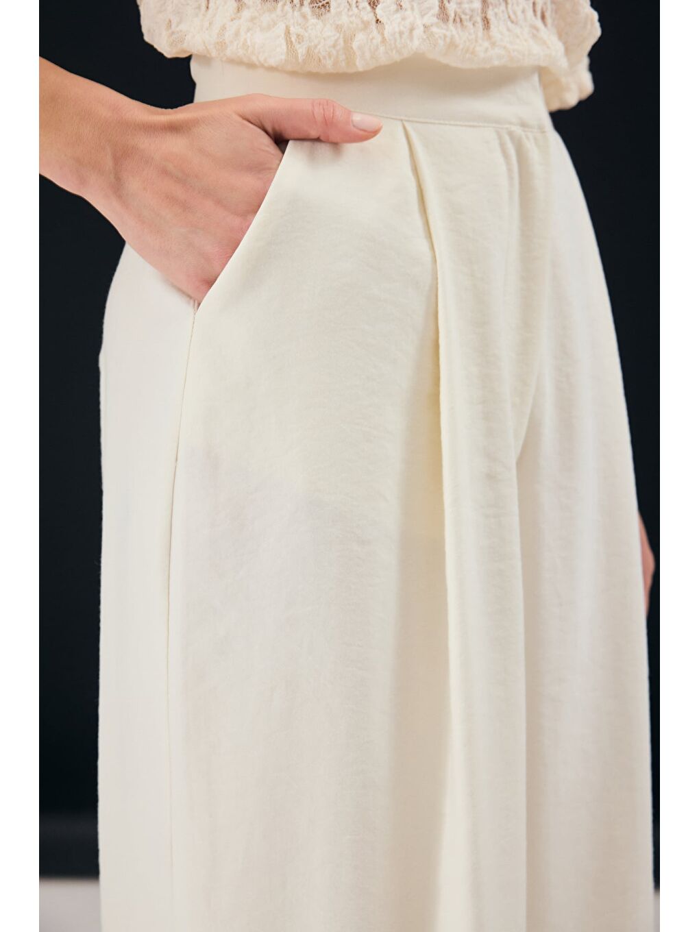 Bej Dina Pantolon - Taş-6