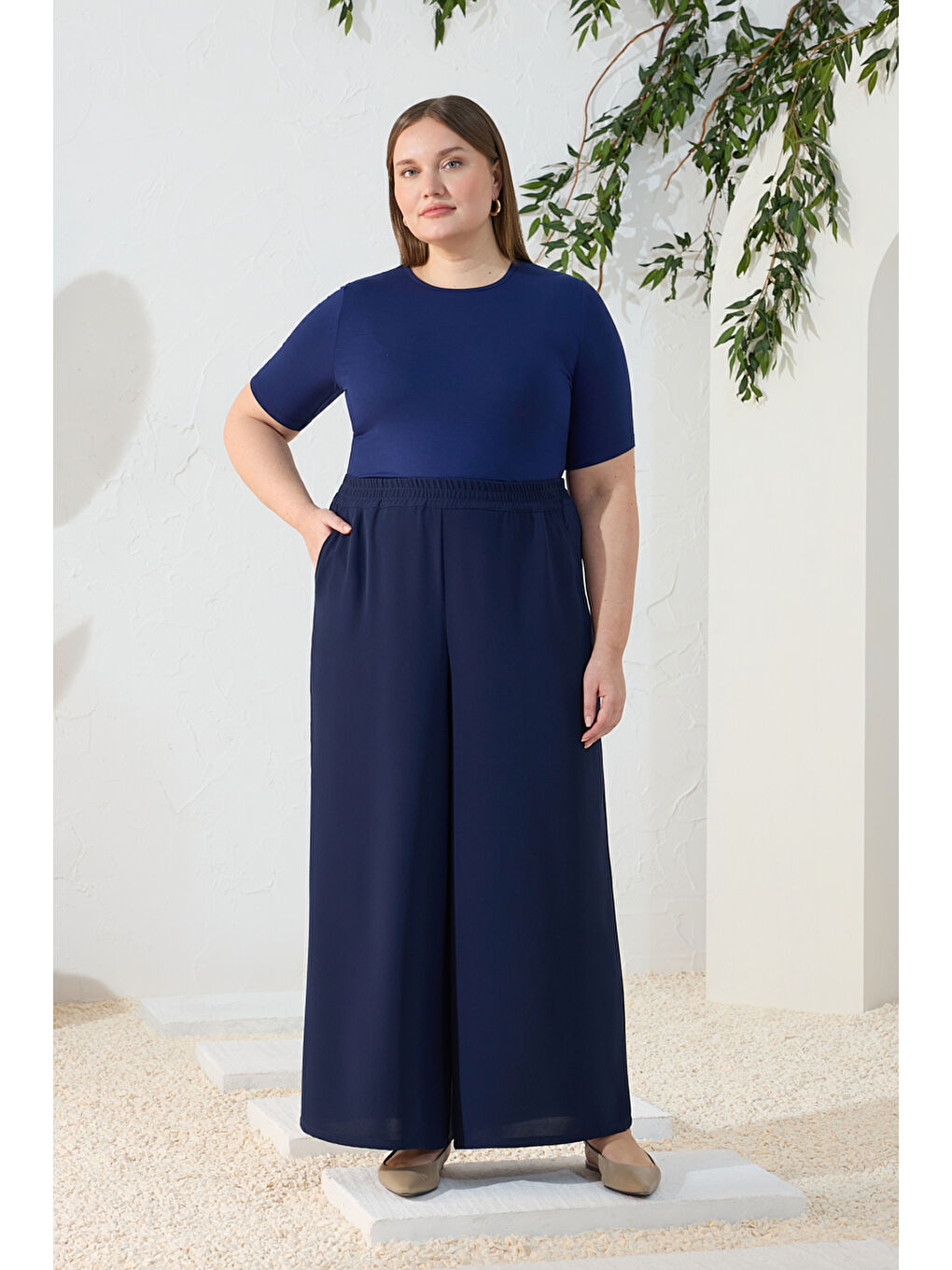 Lacivert Nakışlı Takım-3