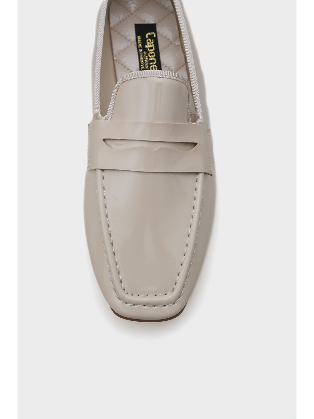 Bej Candice Kadın Loafer-2