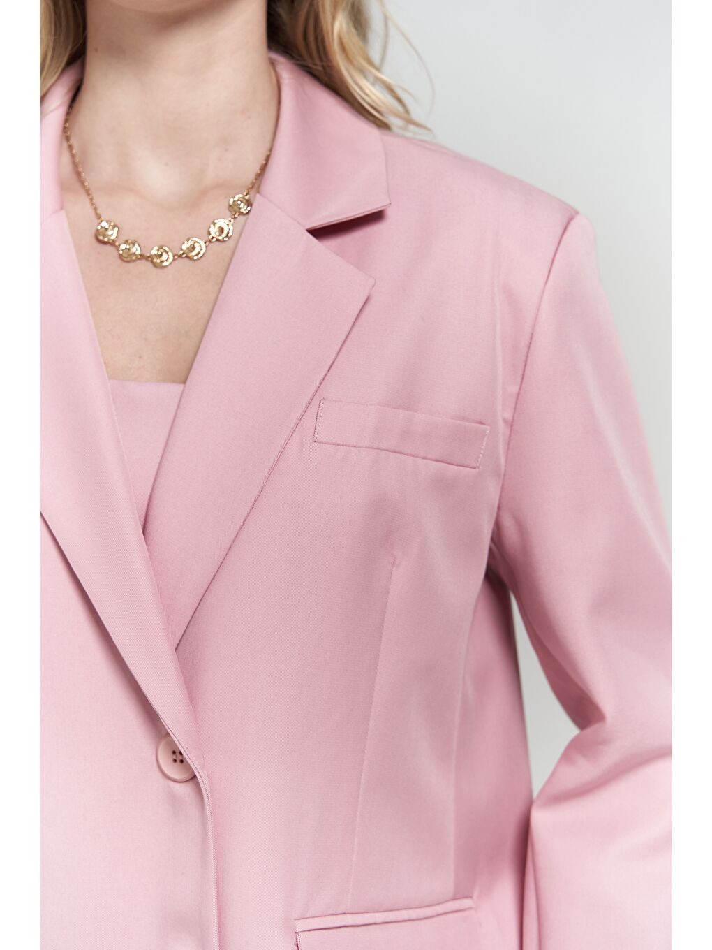 Clara Pembe Blazer-4
