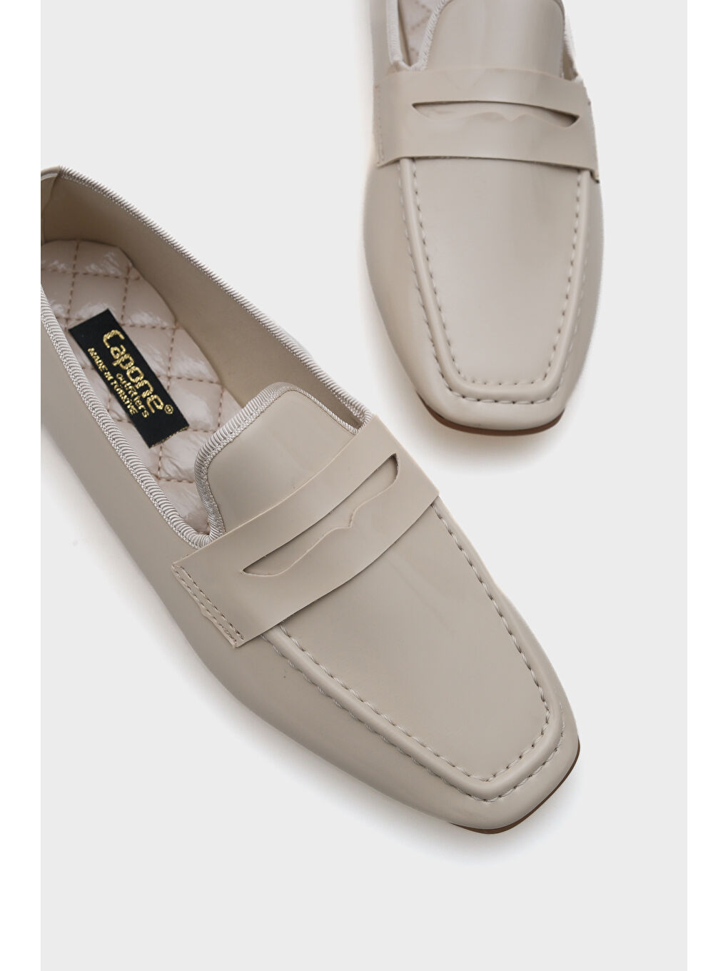 Bej Candice Kadın Loafer-3