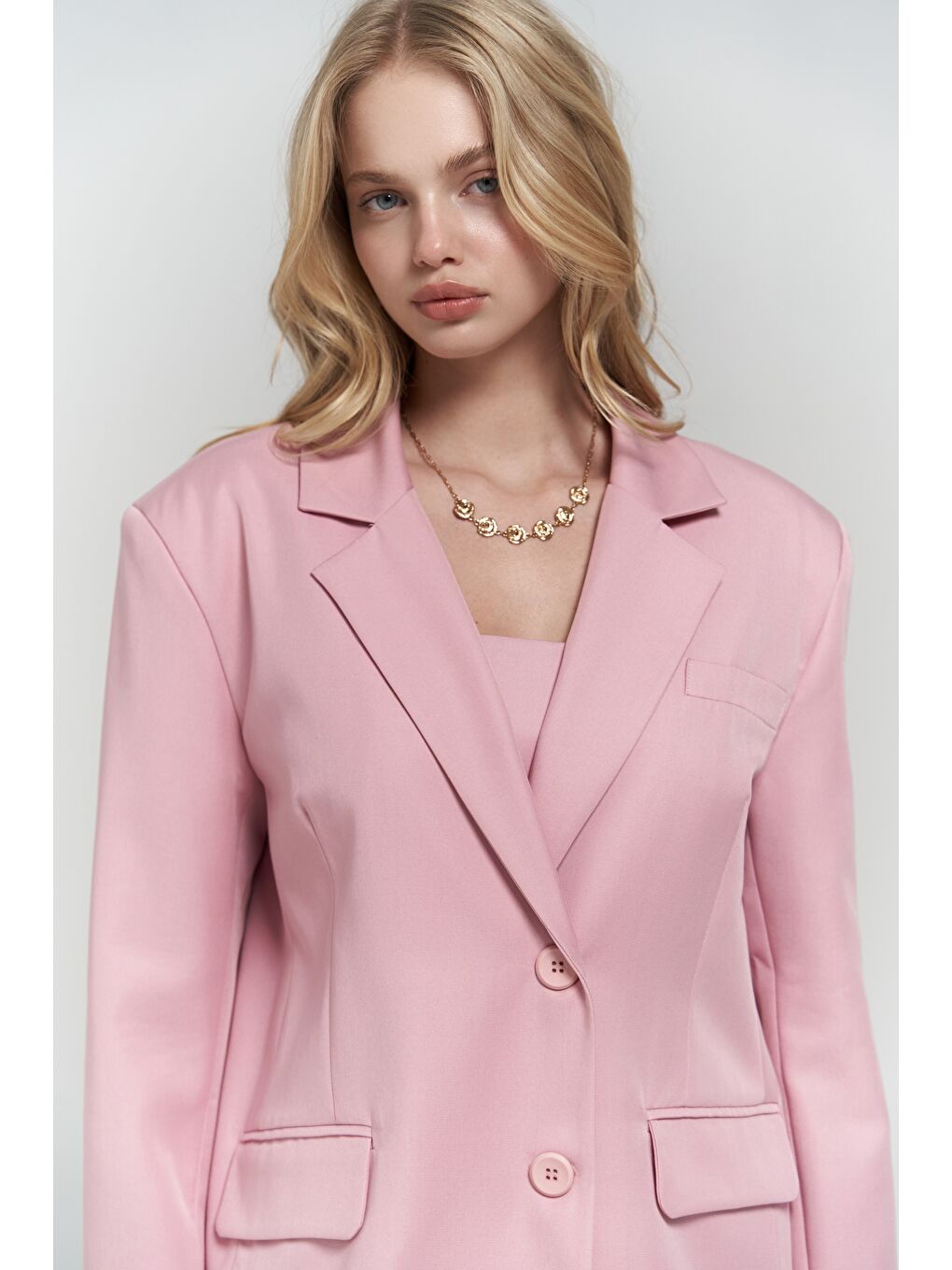 Clara Pembe Blazer-6