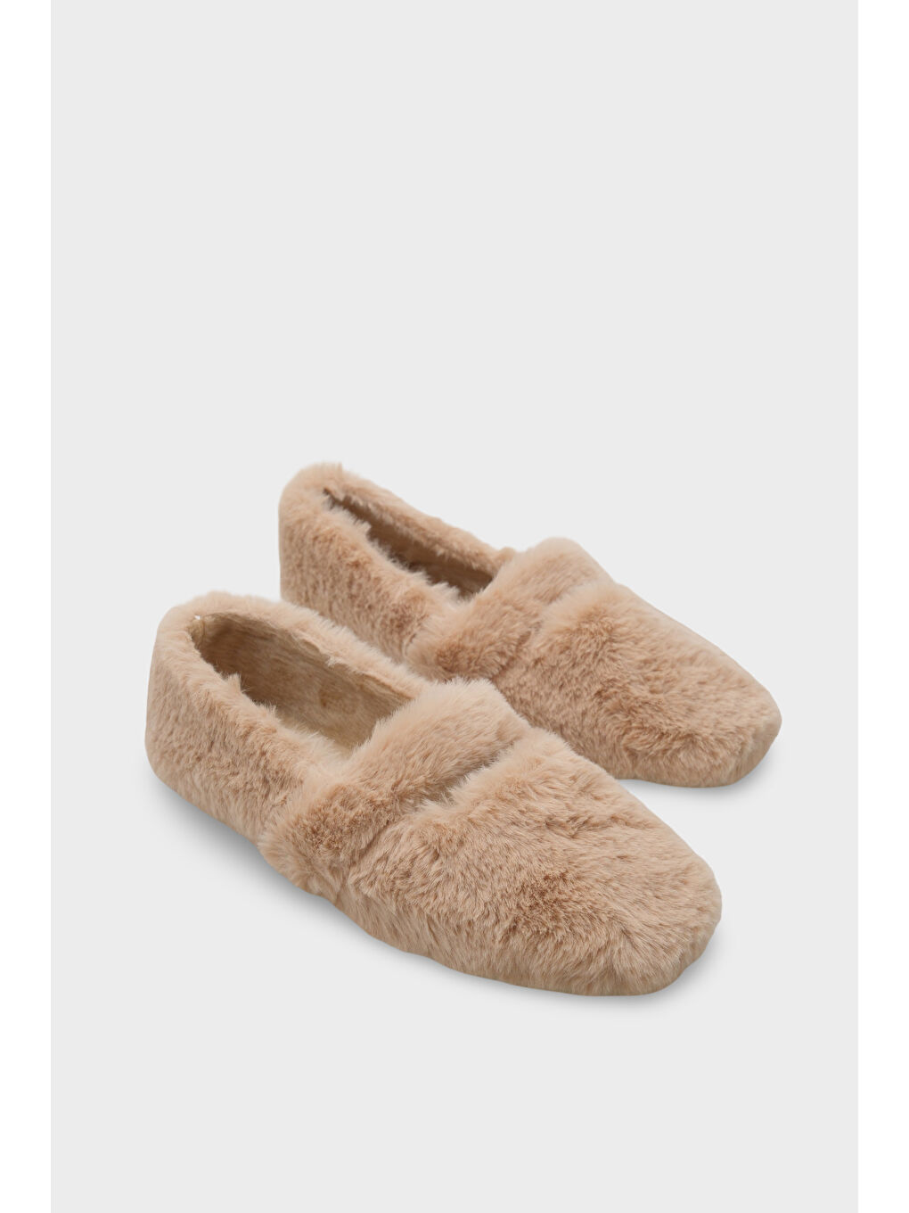 Bej Nonah Kürk Kadın Babet-1