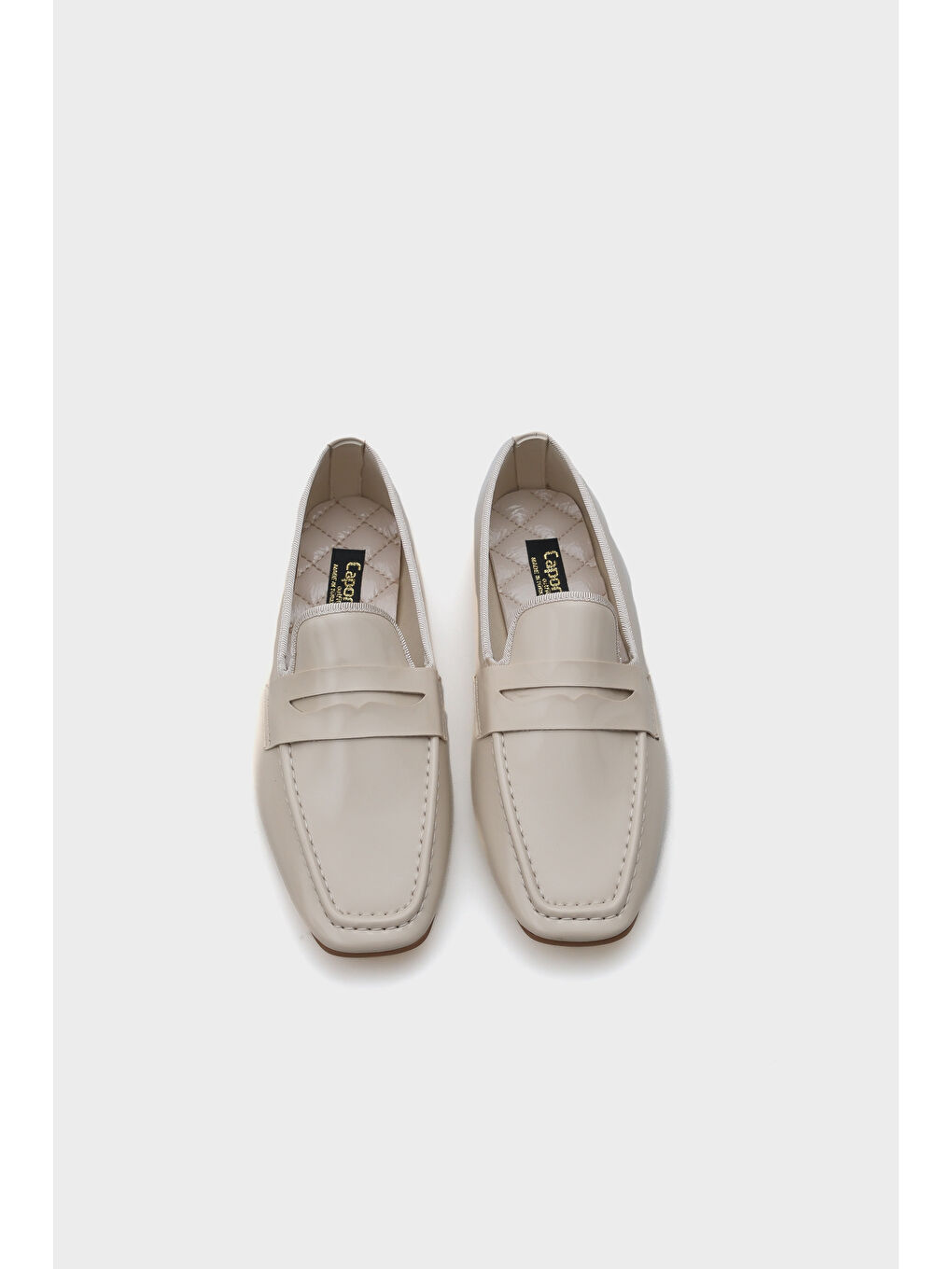 Bej Candice Kadın Loafer-5